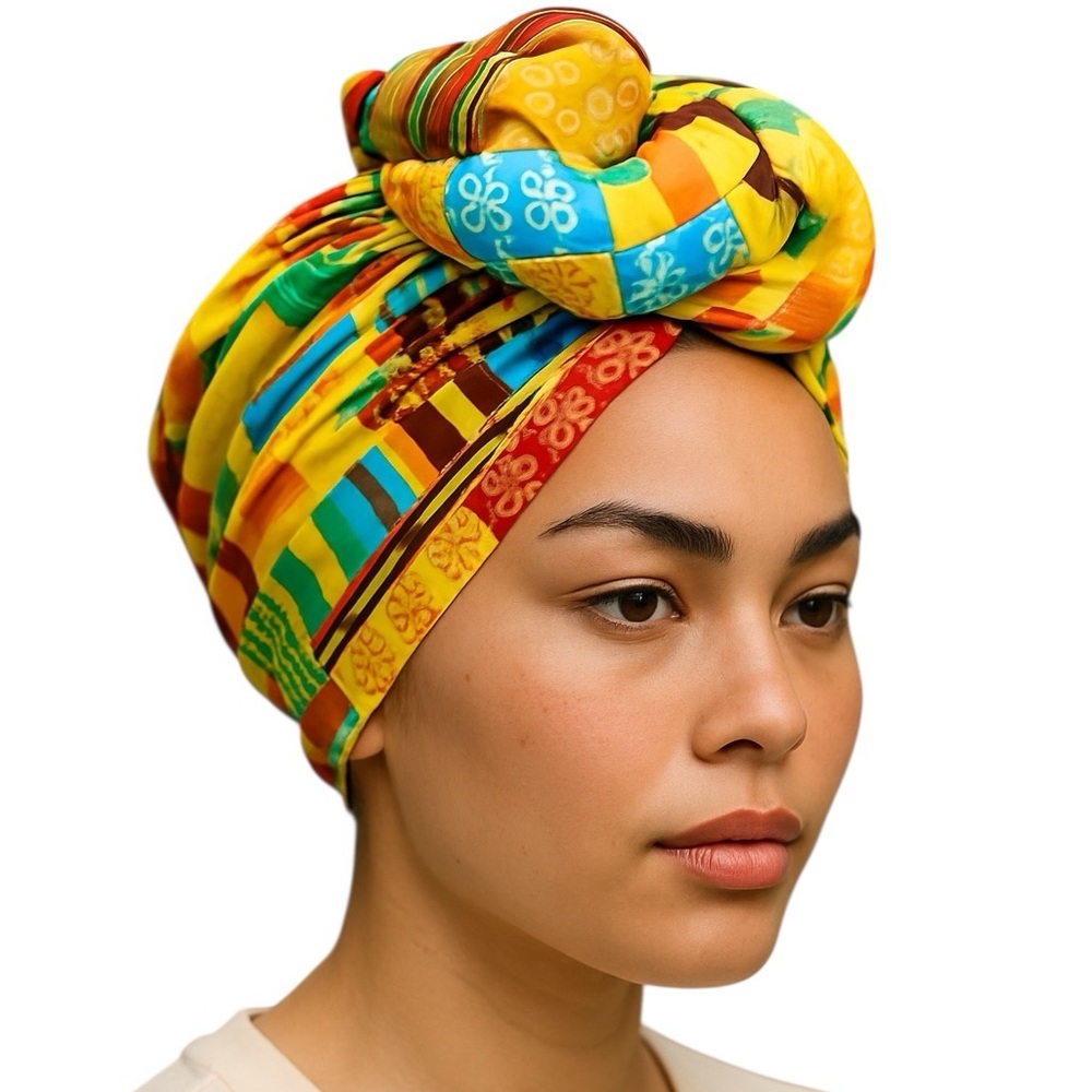 Colorful Knotted Fashion Headwrap Turban